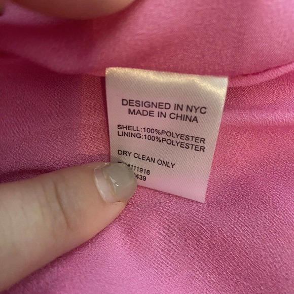 Yumi Kim Pink Floral‎ One Shoulder Mini Dress Women’s size Small NWT - Picture 10 of 10